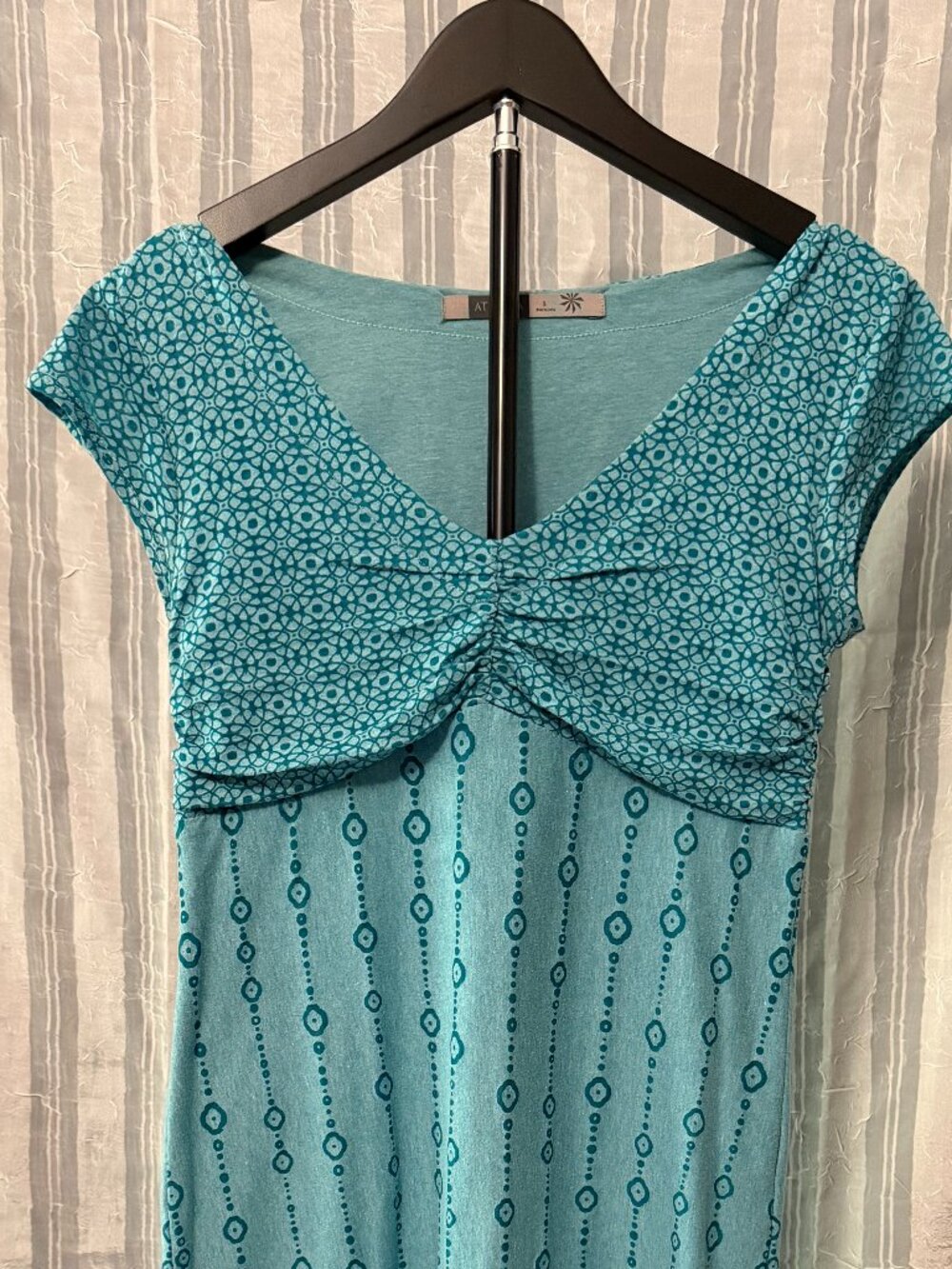 Athleta Santorini Dress - Teal Blue - Size Small - Empire Waist - Picture 8 of 8